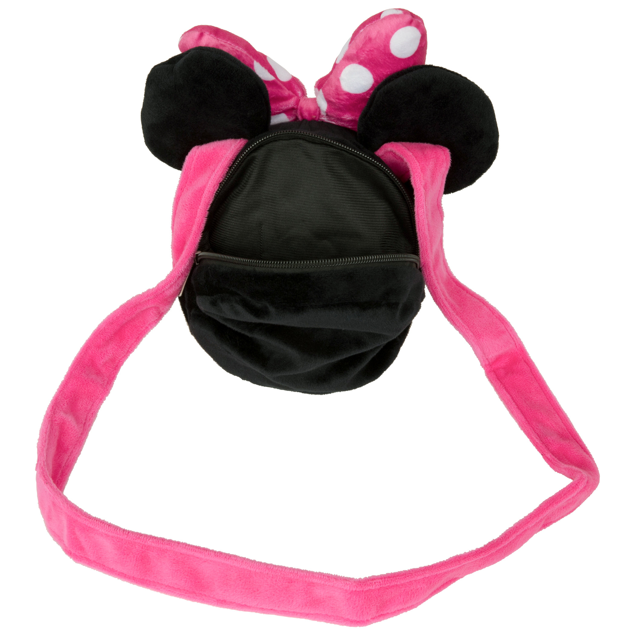 Minnie Mouse Polka Dots 8" Plush Crossbody Bag